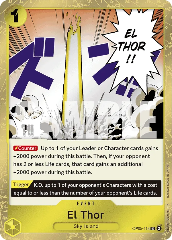 El Thor OP05-114 One Piece card