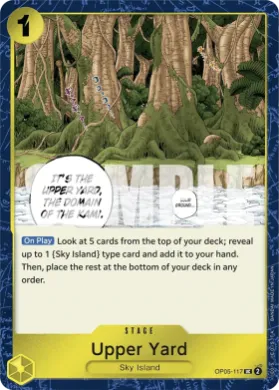 Upper Yard (PRB01 OP05-117) One Piece Card The Best