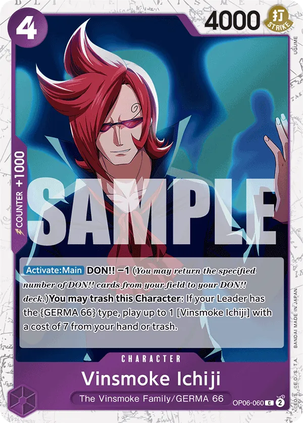 Vinsmoke Ichiji OP06-060 One Piece card