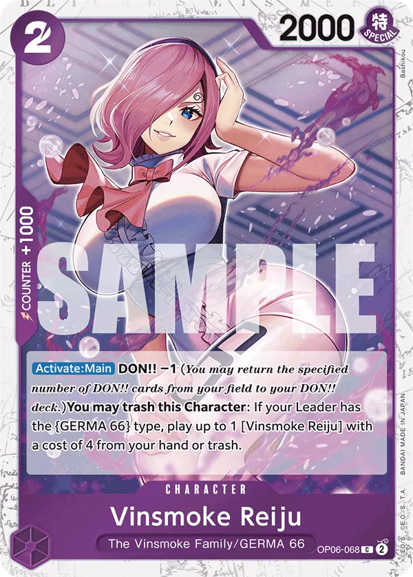 Vinsmoke Reiju OP06-068 One Piece card