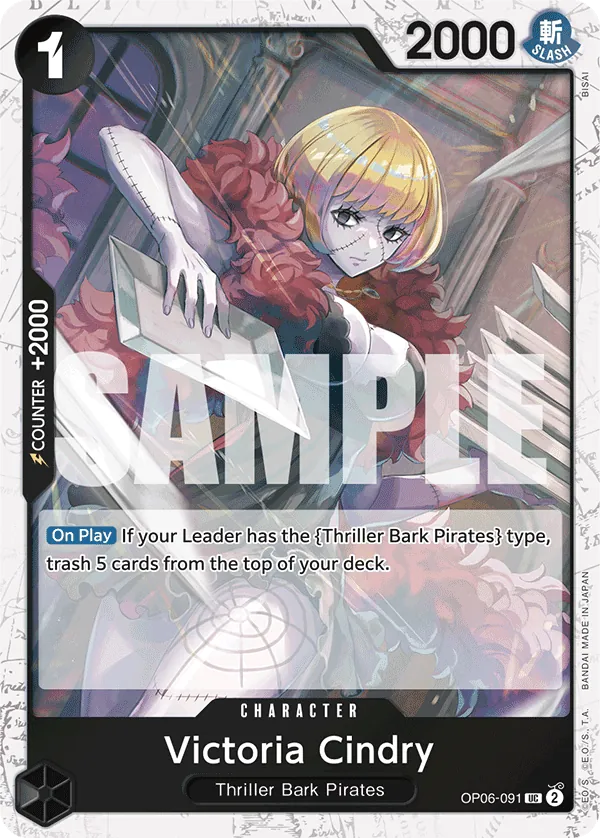 Victoria Cindry OP06-091 One Piece card