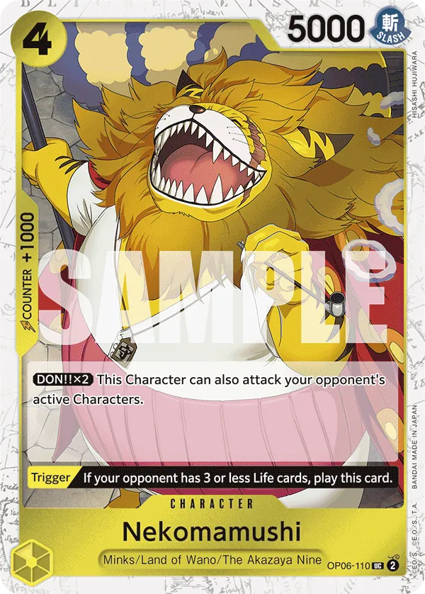 Nekomamushi OP06-110 One Piece card