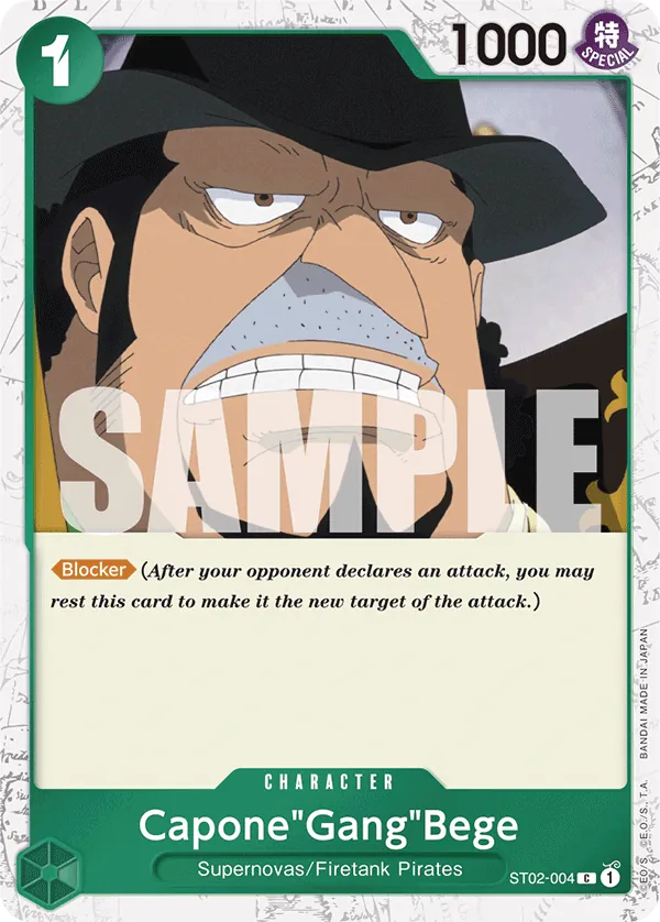 Capone"Gang"Bege ST02-004 One Piece card
