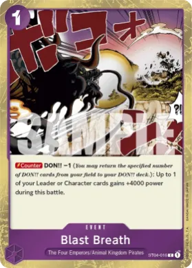 Blast Breath (PRB01 ST04-016) One Piece Card The Best
