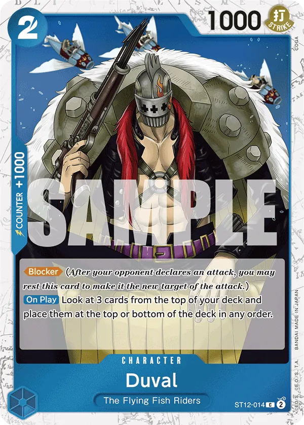 Duval ST12-014 Alt Art One Piece card