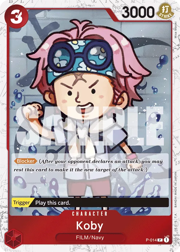 Koby P-014 One Piece card