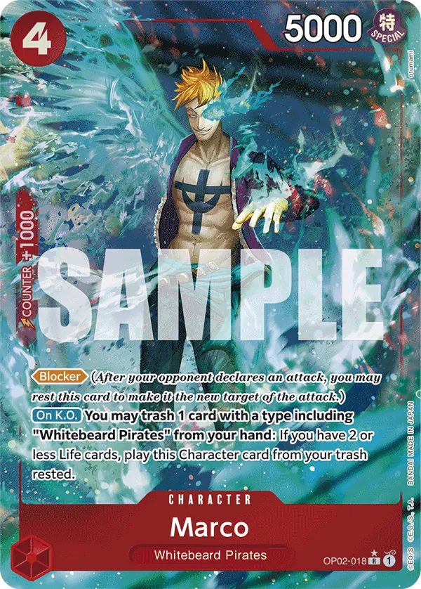 Marco OP02-018 Alt Art One Piece card