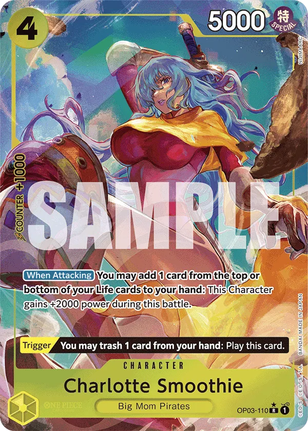 Charlotte Smoothie OP03-110 Alt Art One Piece card