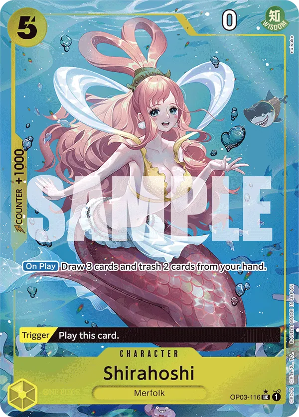 Shirahoshi OP03-116 One Piece card