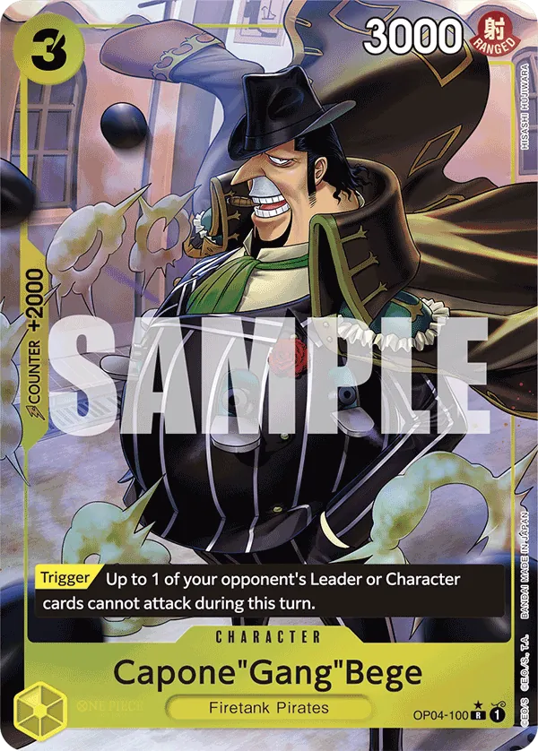 Capone"Gang"Bege OP04-100 One Piece card