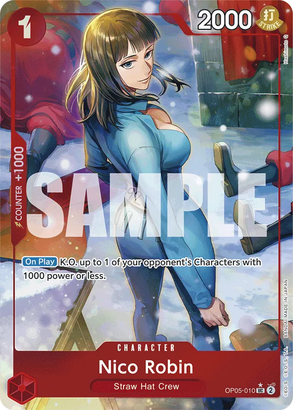 Nico Robin OP05-010 Alt Art One Piece card