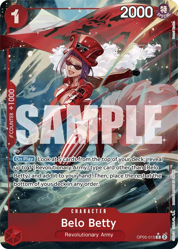 Belo Betty OP05-015 Alt Art One Piece card