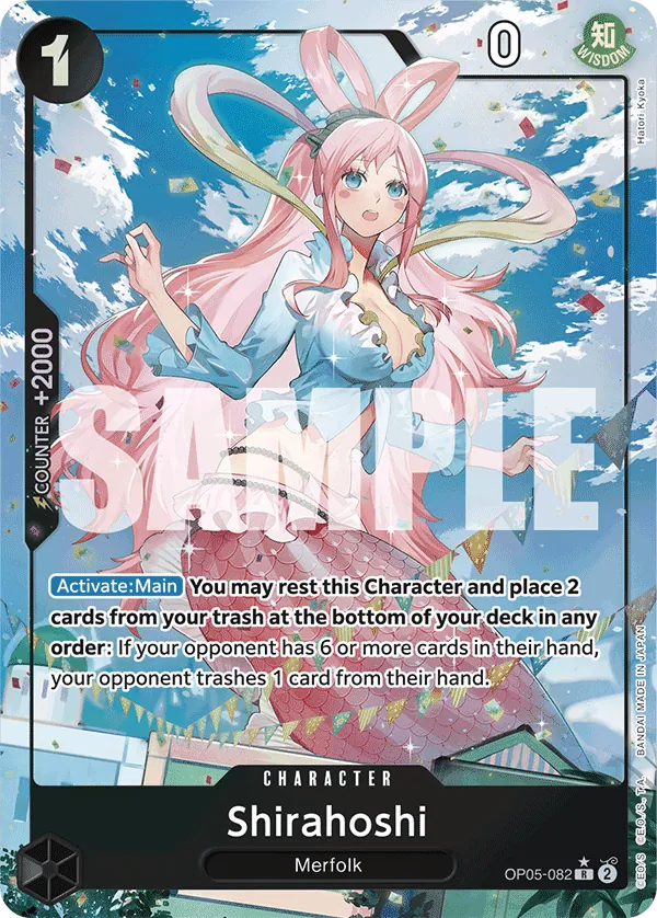 Shirahoshi OP05-082 Alt Art One Piece card