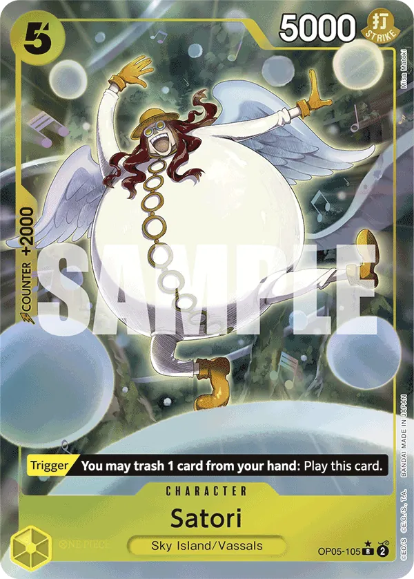 Satori OP05-105 Alt Art One Piece card