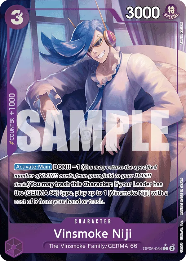 Vinsmoke Niji OP06-064 One Piece card