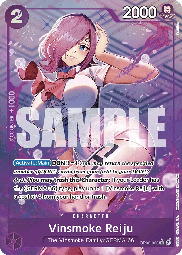 Vinsmoke Reiju OP06-068 One Piece card