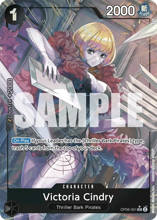 Victoria Cindry OP06-091 One Piece card