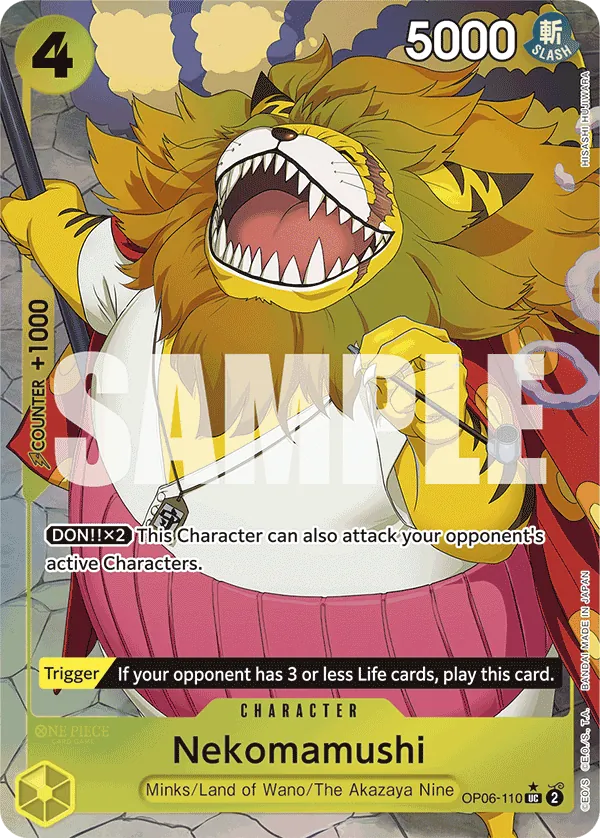 Nekomamushi OP06-110 Alt Art One Piece card