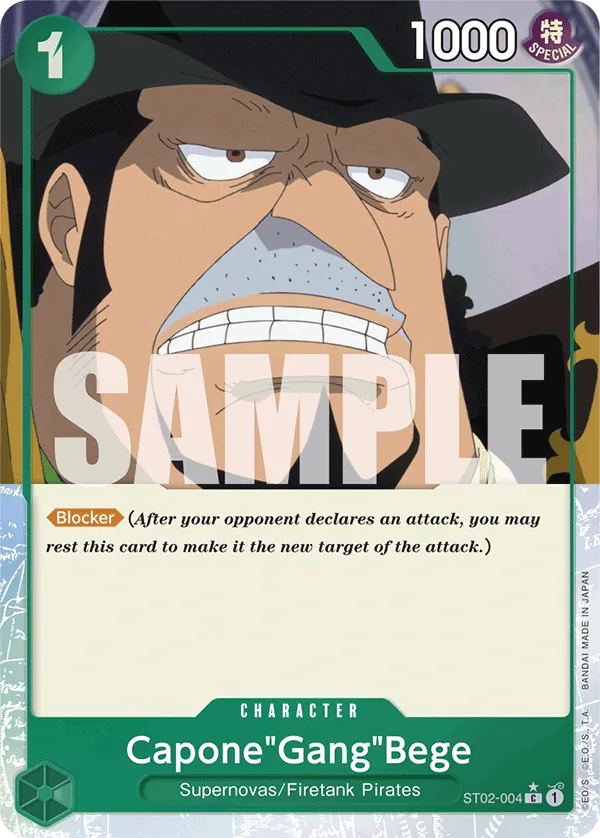 Capone"Gang"Bege ST02-004 One Piece card