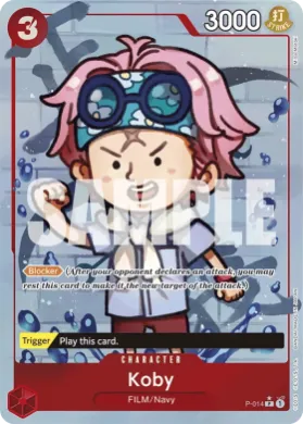 Koby (PRB01 P-014) One Piece Card The Best