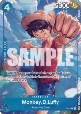 Monkey.D.Luffy (PRB01 P-055) One Piece Card The Best