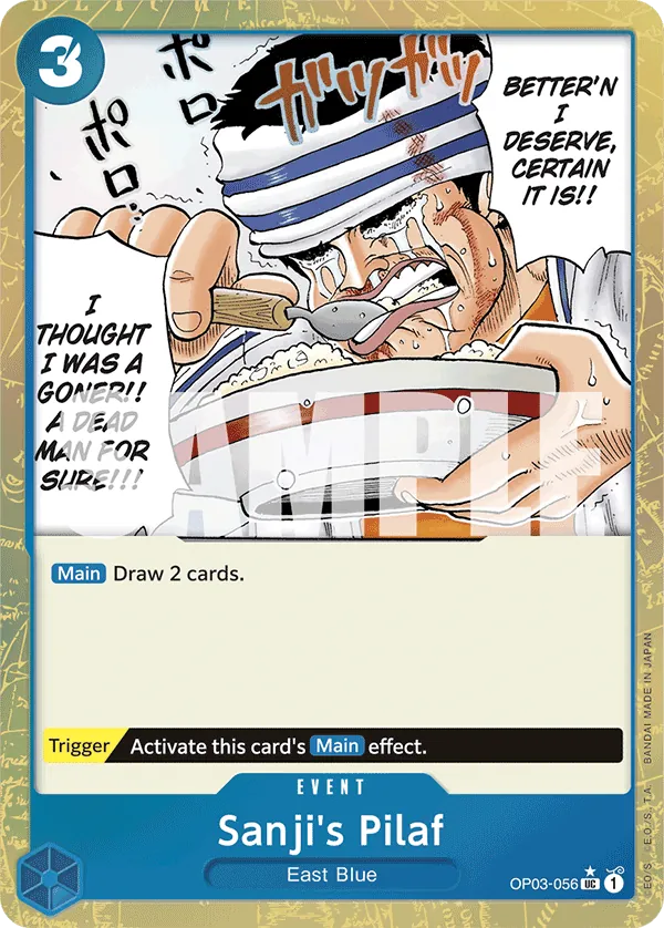 Sanji's Pilaf OP03-056 One Piece card