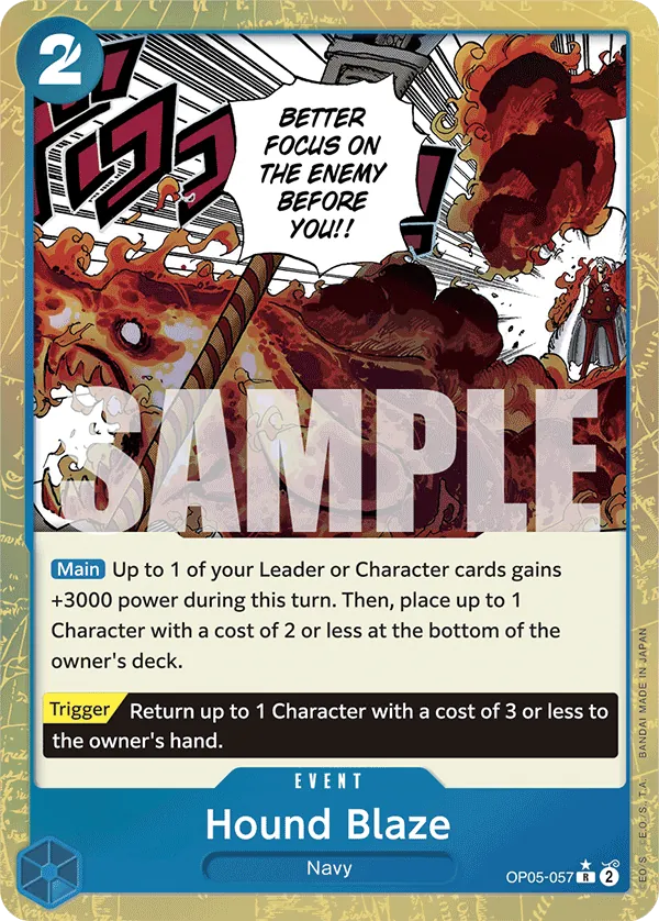 Hound Blaze OP05-057 One Piece card