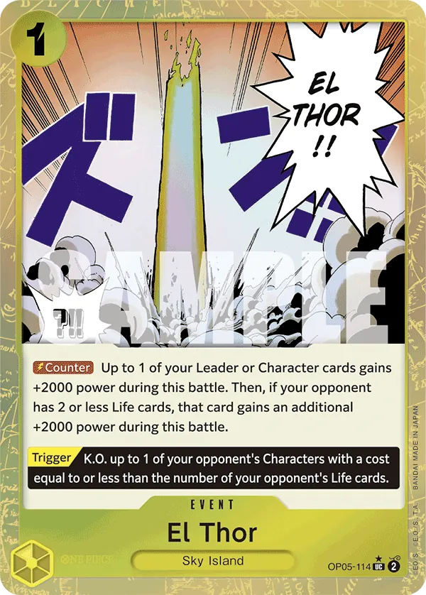 El Thor OP05-114 One Piece card