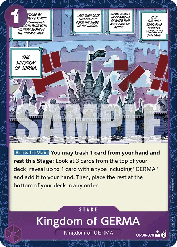 Kingdom of GERMA OP06-079 One Piece card
