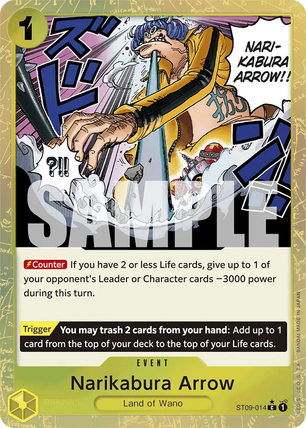 Narikabura Arrow ST09-014 One Piece card
