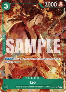 Izo (PRB01 OP01-033) One Piece Card The Best