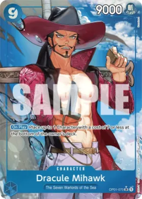 Dracule Mihawk (PRB01 OP01-070) One Piece Card The Best