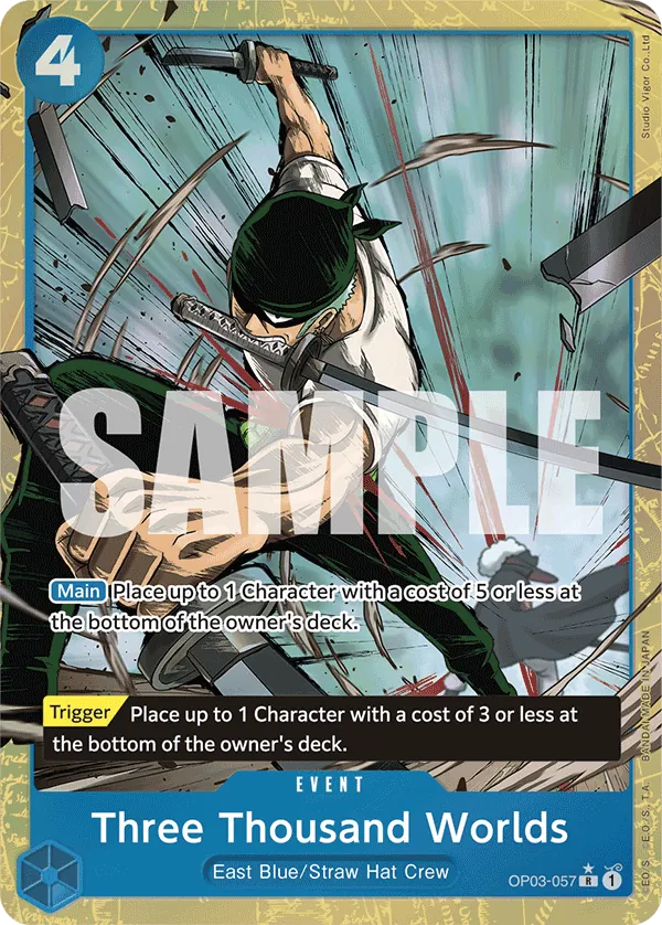Three Thousand Worlds OP03-057 Alt Art One Piece card