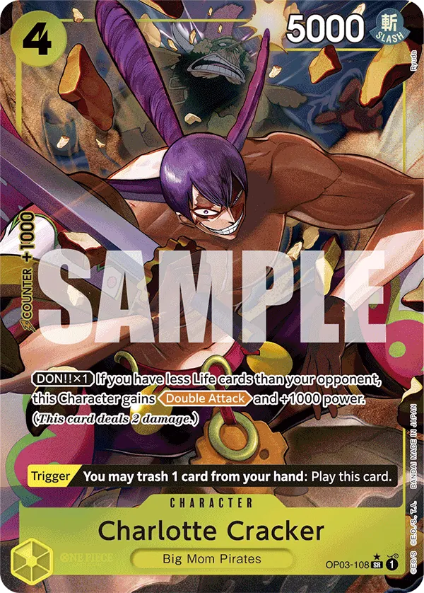 Charlotte Cracker OP03-108 Alt Art One Piece card