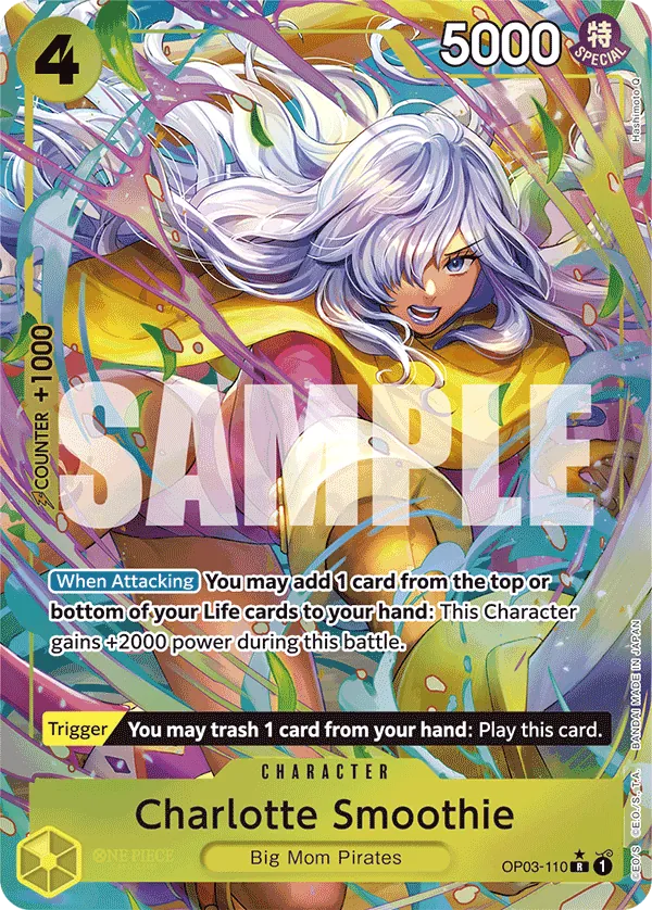 Charlotte Smoothie OP03-110 Alt Art One Piece card