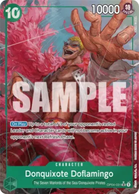 Donquixote Doflamingo (PRB01 OP04-031) One Piece Card The Best