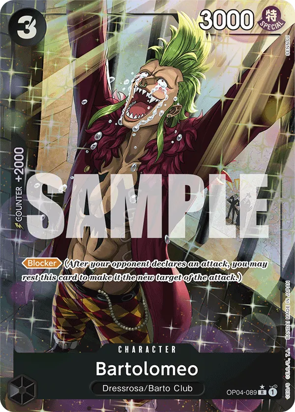 Bartolomeo OP04-089 Alt Art One Piece card