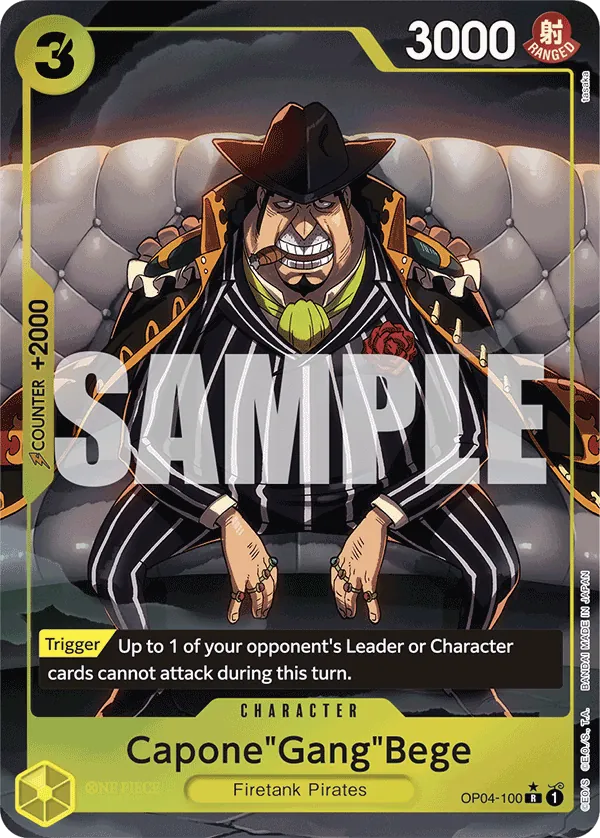 Capone"Gang"Bege OP04-100 Alt Art One Piece card