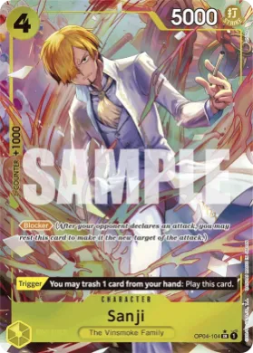 Sanji (PRB01 OP04-104) One Piece Card The Best