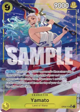 Yamato (PRB01 OP04-112) One Piece Card The Best