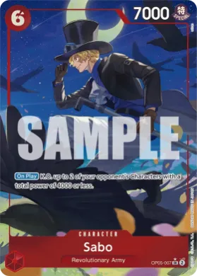 Sabo (PRB01 OP05-007) One Piece Card The Best
