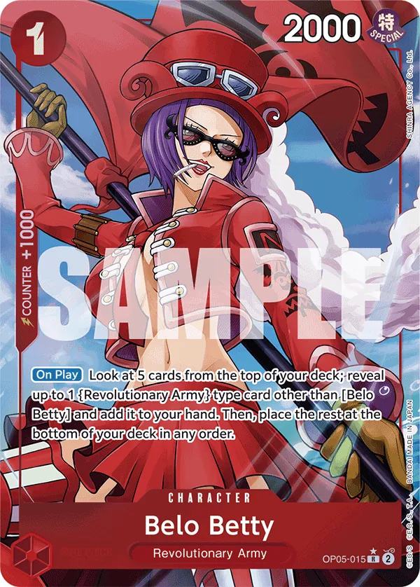 Belo Betty OP05-015 Alt Art One Piece card