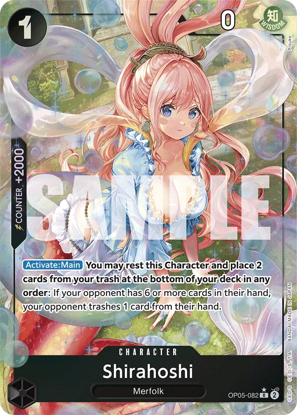 Shirahoshi OP05-082 Alt Art One Piece card