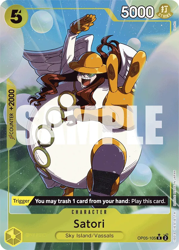 Satori OP05-105 Alt Art One Piece card
