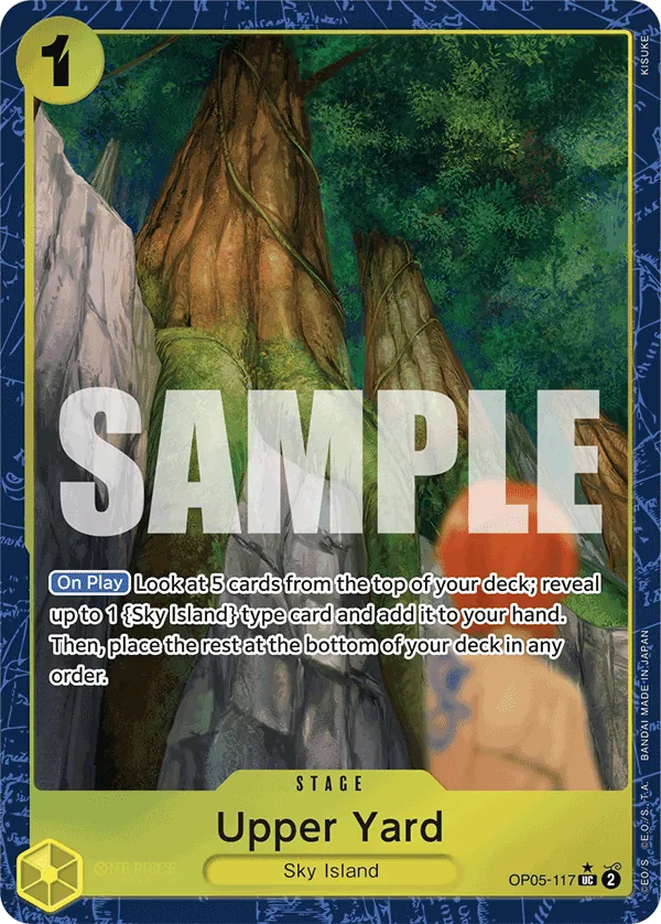 Upper Yard OP05-117 Alt Art One Piece card