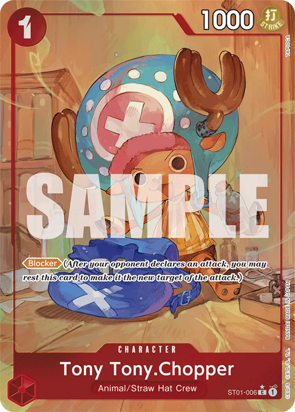 Tony Tony.Chopper ST01-006 Alt Art One Piece card