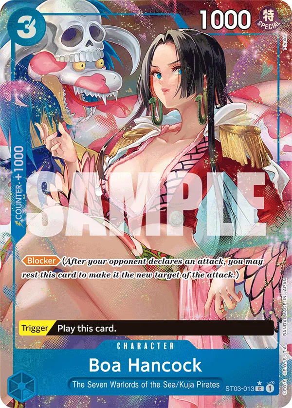 Boa Hancock ST03-013 Alt Art One Piece card
