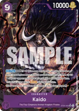 Kaido (PRB01 ST04-003) One Piece Card The Best