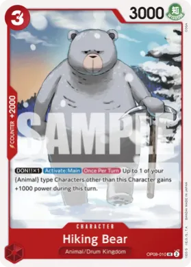 Hiking Bear (OP08 OP08-010) Two Legends
