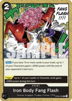 Iron Body Fang Flash (OP08 OP08-095) Two Legends